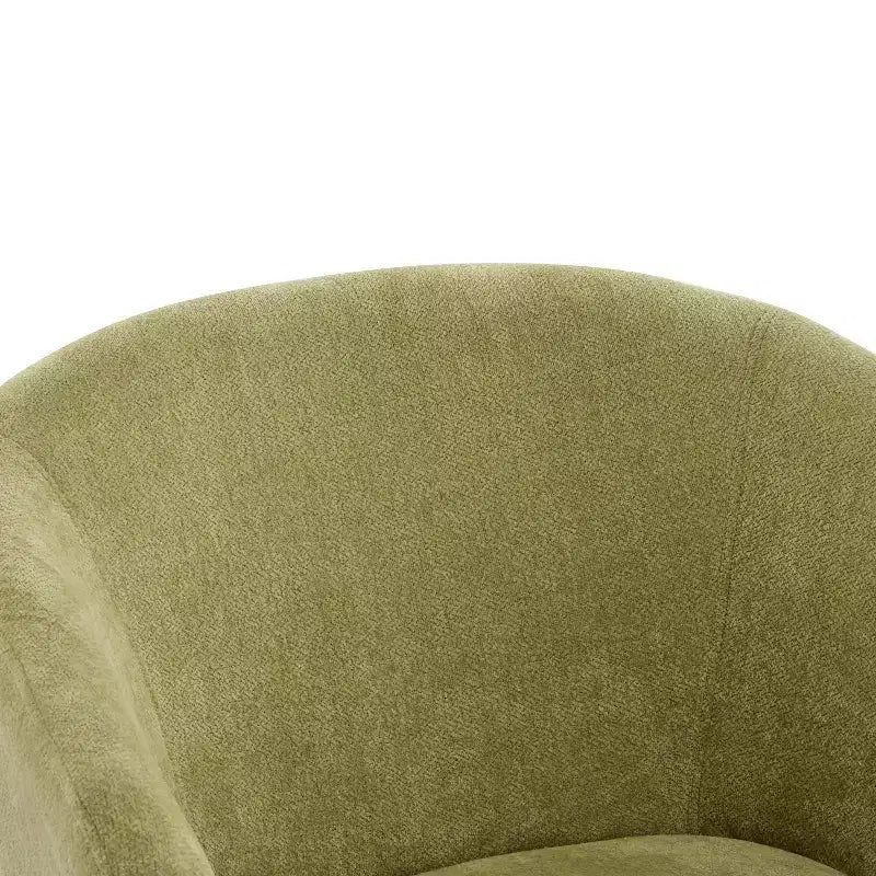 Fauteuil d’appoint moderne avec dossier arrondi et pieds en bois, revêtement en tissu doux, pour le salon ou le bureau