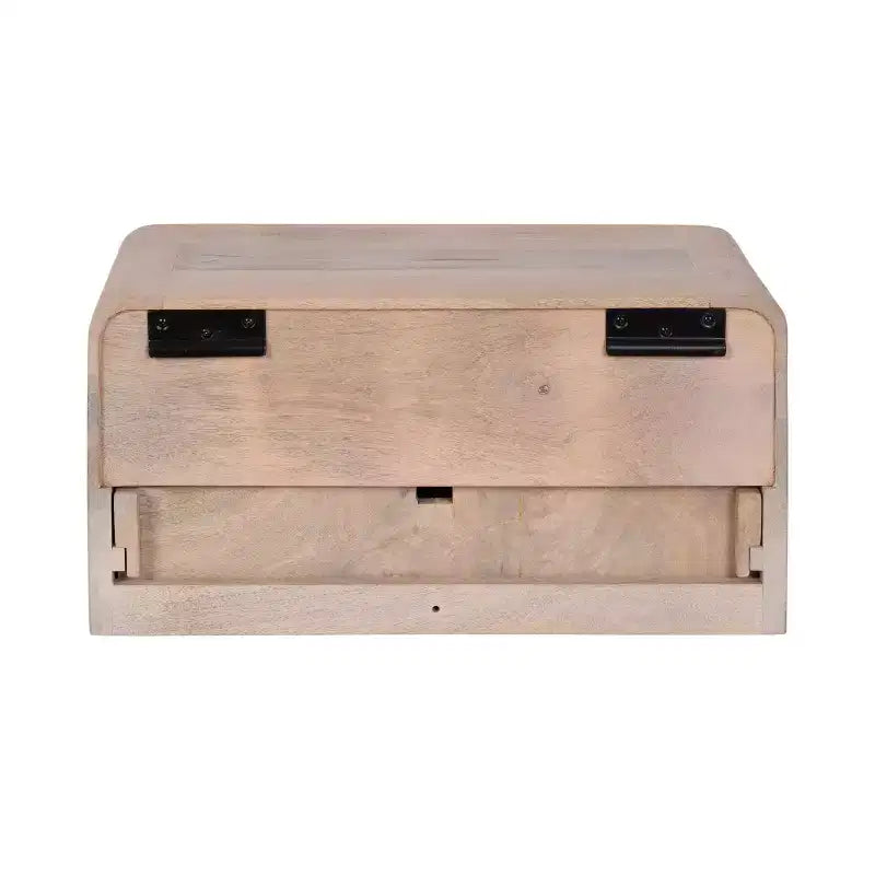 Mesa auxiliar flotante, 18x10x9, blanca