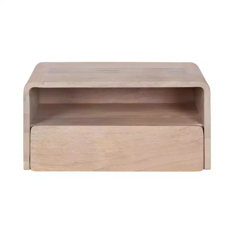 Mesa auxiliar flotante, 18x10x9, blanca