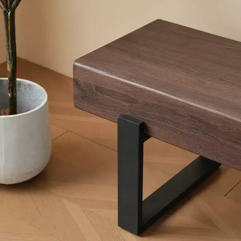 149,9 cm Sitzbank im Landhausstil mit MDF-Platte und Metallbeinen, vielseitig verwendbar