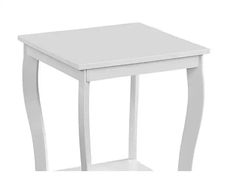 Quadratischer Beistelltisch mit Tischplatte aus Holz, 1-teilig