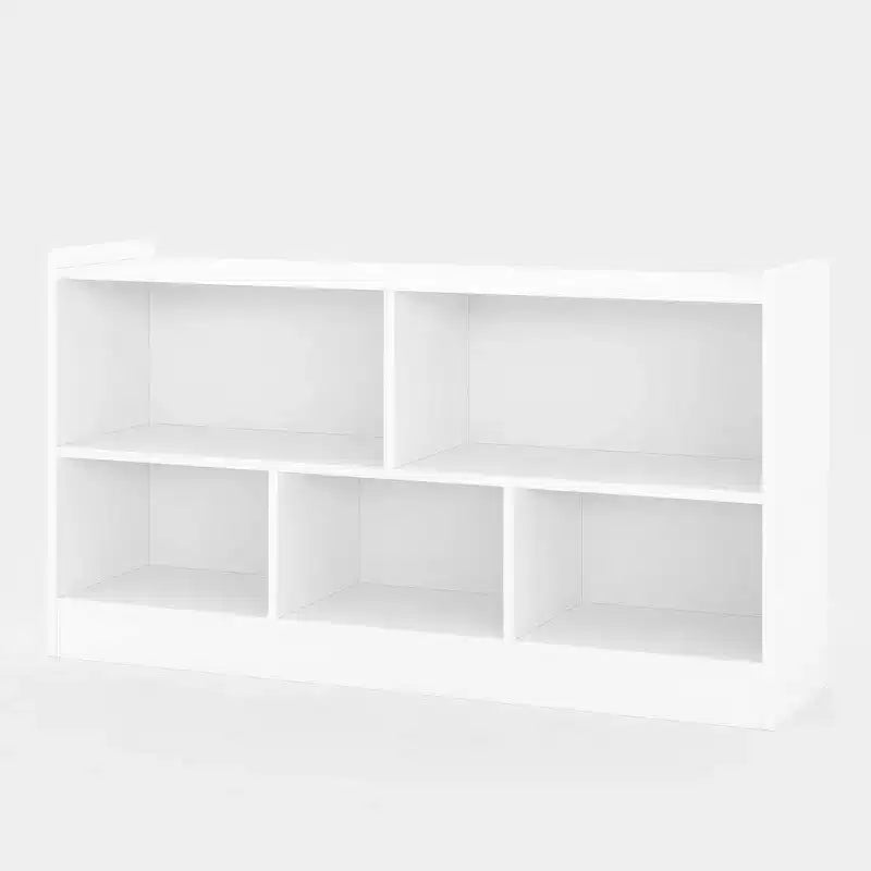 Aufbewahrungsregal aus Holz für Spielzeug, Schul- und Klassenzimmerregal mit 5 Fächern zur Aufbewahrung von Büchern und Spielzeug, einfaches Bücherregal fürs Spielzimmer