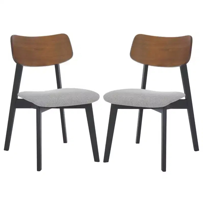 Chaise de salle à manger en bois (ensemble de 2)