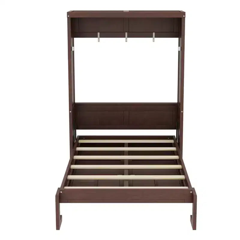Cama abatible con armario plegable