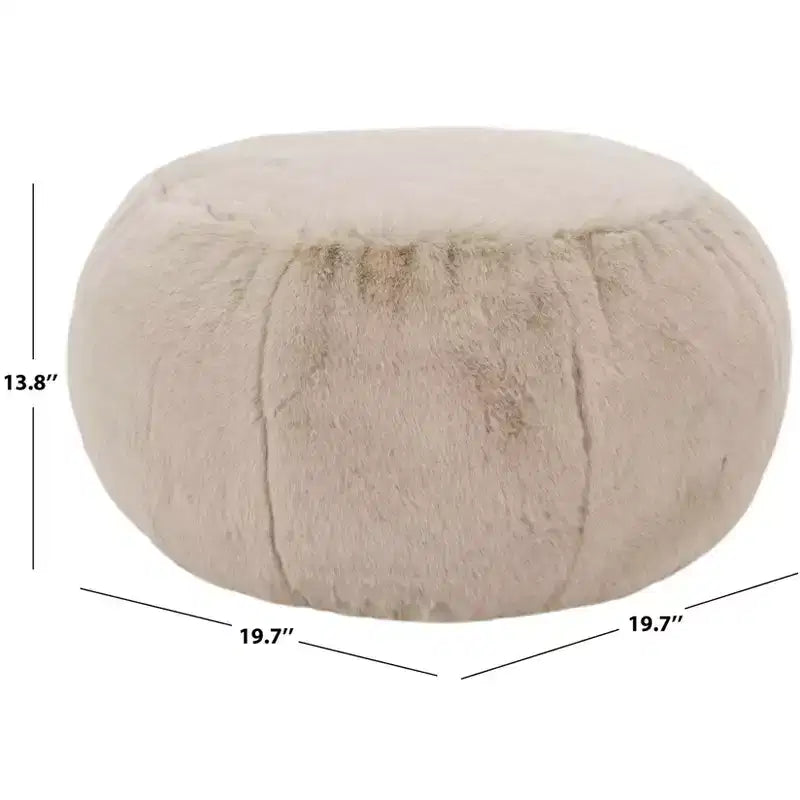 Taburete redondo tapizado