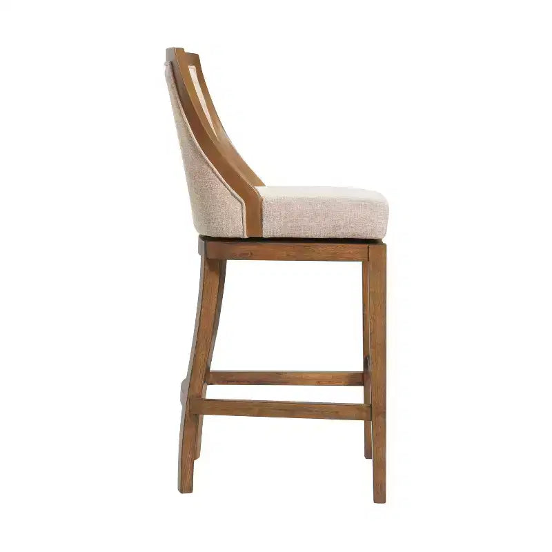 Ensemble de 2 tabourets de bar avec dossier