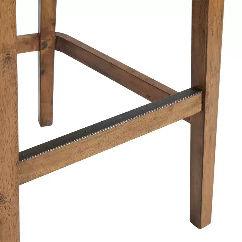 Set aus 2 Barhockern mit Rückenlehne